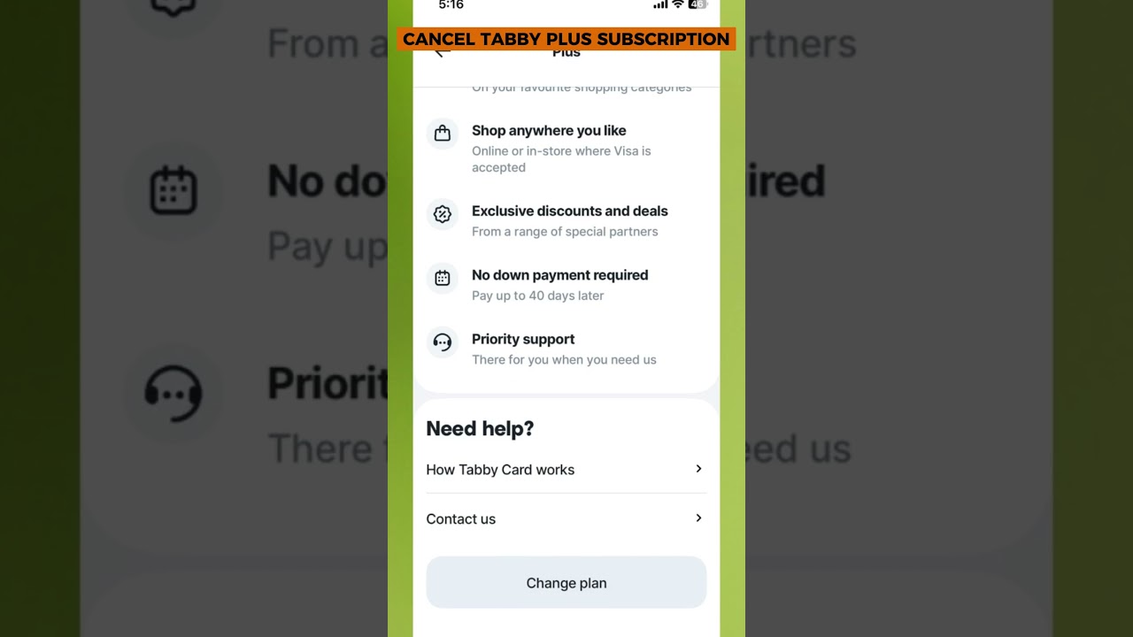How To Cancel Tabby Plus Subscription ONLINE   Tabby Plus Cancellation ONLINE 