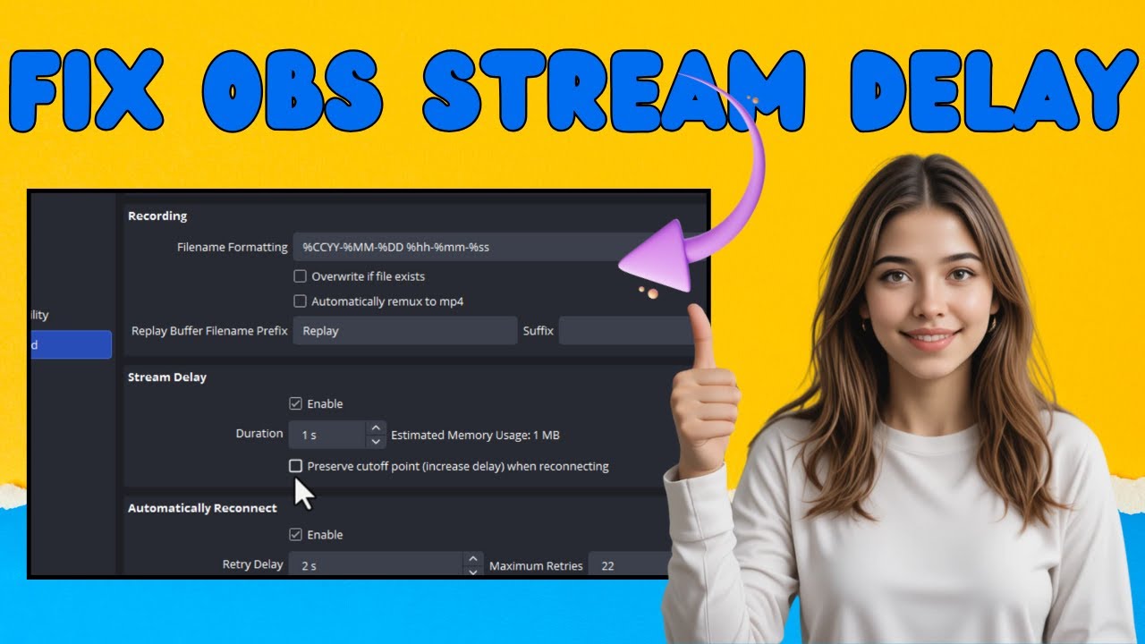 How To Fix Stream Delay On OBS | Minimal Lag Live Streams - YouTube