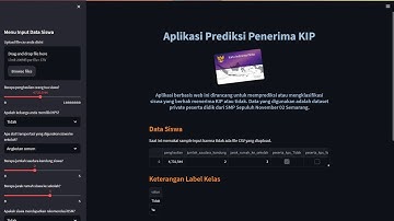 Tugas Akhir Data Mining - Aplikasi Web Prediksi Penerima KIP
