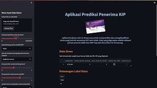 Tugas Akhir Data Mining - Aplikasi Web Prediksi Penerima KIP