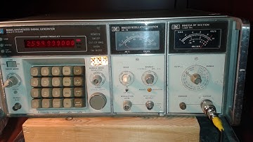 HP 8660C with 86632B and RF module 86603A