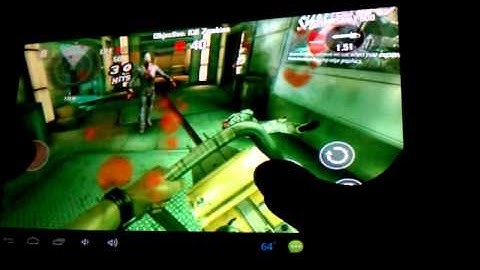 Killing zombies with chain saw on dead trigger