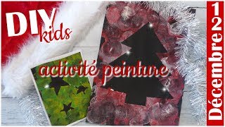 DIY Noël : Activité peinture pour les enfants