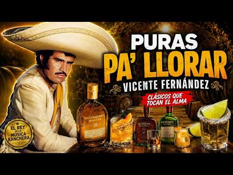 VICENTE FERNÁNDEZ 🍺 Puras Pa' Llorar🍷Puras Rancheras Viejitas Con Mariachi | Mix De Cantina 2026