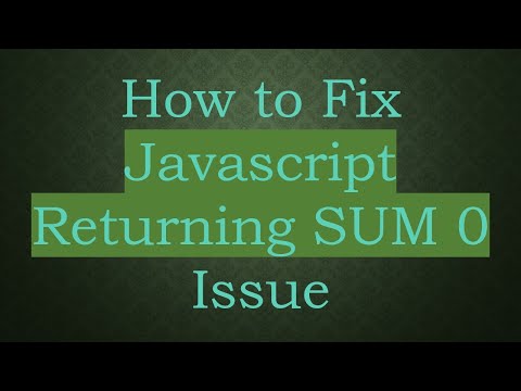 How to Fix