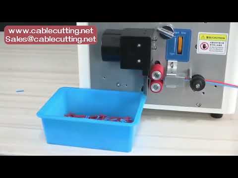 302 Automatic Wire Tube Pipe Cutting Machine with Touch Screen for Cable Sleeving and Stripping
