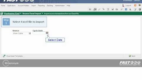 9. PCard Import Source Transactions