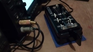 20221001 21MHz BX2AK CW QSO USE BK 100 BUG KEY