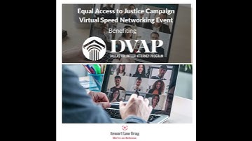 Equal Access to Justice - In House Counsel Virtual Speed Networking Event