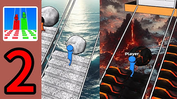 Bridge Race - Racing Game Part 2 Levels 6 - 10 ( iOS, Android Game)