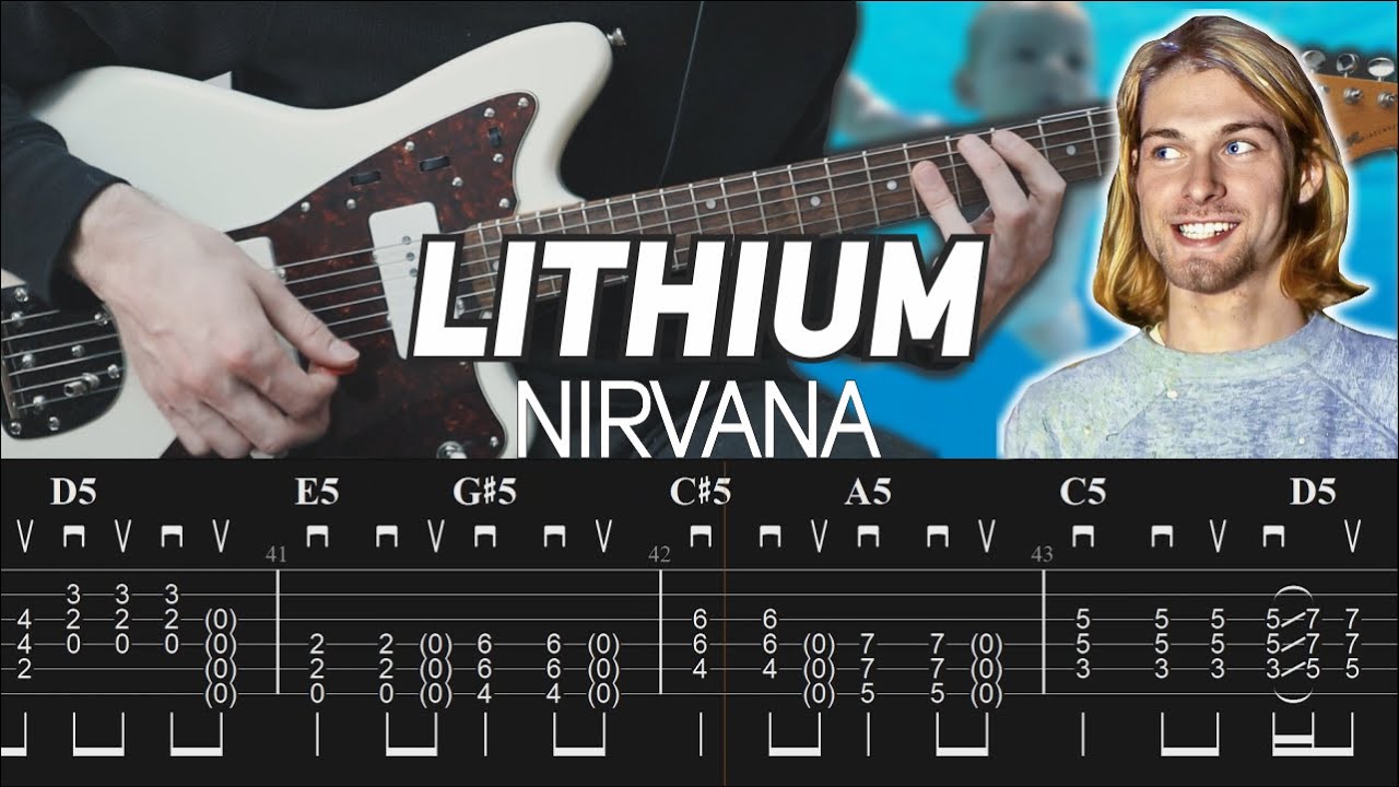 nirvana lithium lesson, nirvana lithium guitar lesson, nirvana lithium gu.....