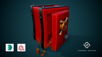 Game Asset Full Workflow | Stylized Safe | 3dsMax/Substance Painter