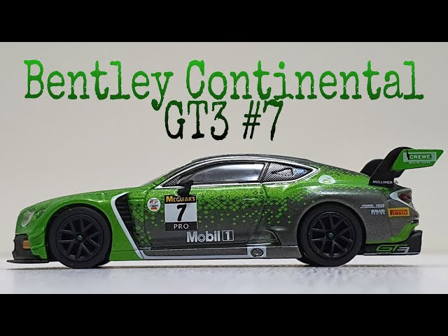 MINI GT Bentley Continental GT3 #7 Team M-Sport 2020 Liqui-Moly