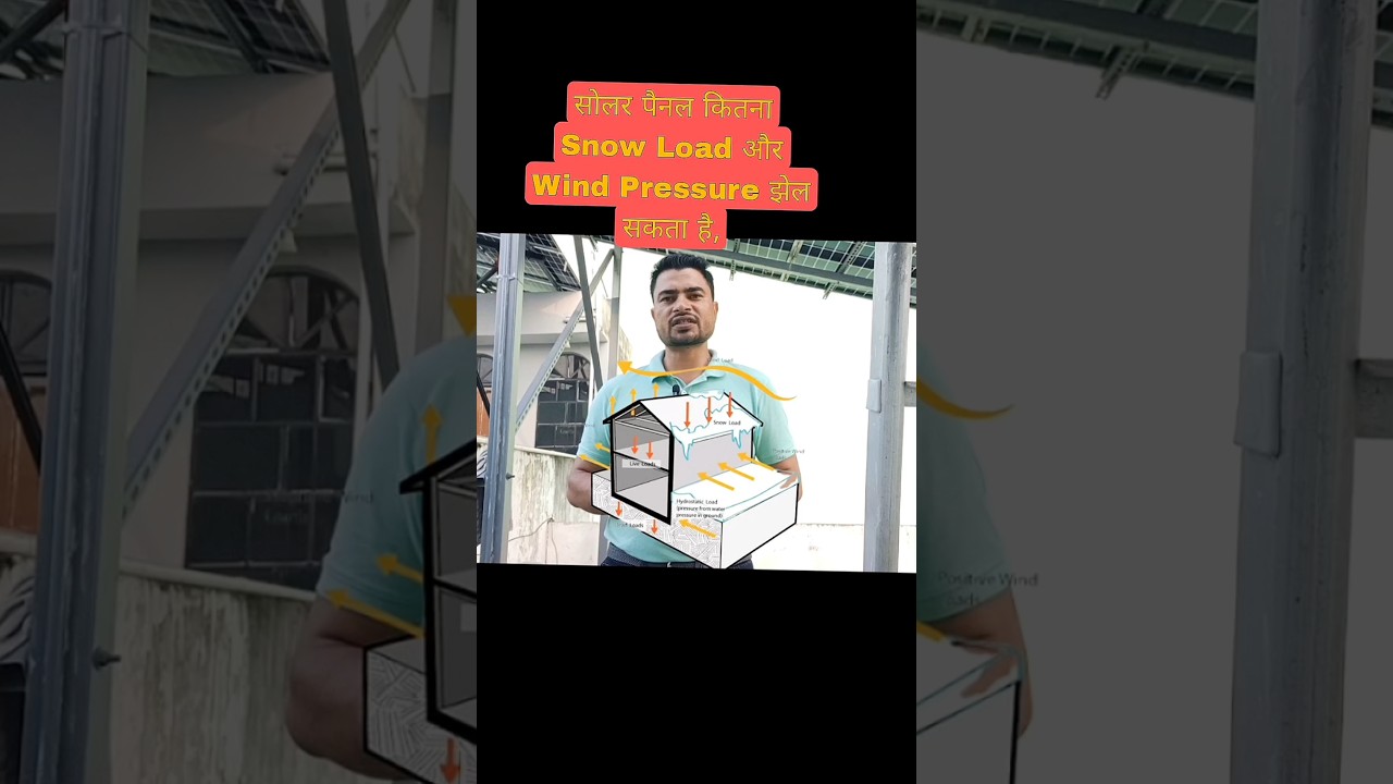 🌪️❄️ Storm हो या Snow – Solar है Super Strong!                