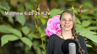 Matthew 6:25-26 KJV - Words of Jesus, The Mind, Thoughts - Scripture Songs