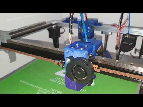 Tool changing 3d printer test
