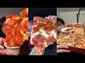 PIZZA TikTok ASMR Mukbang Compilation Little Ceasers Domino S Pizza Hut More