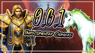 9.0.1 Undocumented Changes│Shadowlands