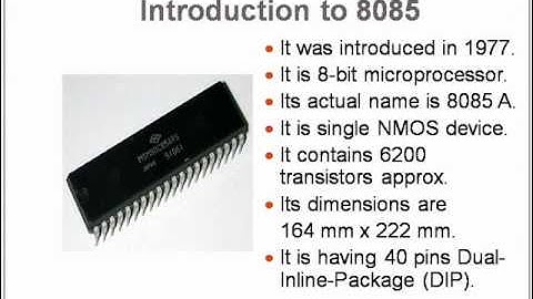 Block Diagram of 8085