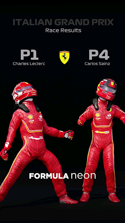 Leclerc Conquers Monza! Ferrari's Victory at the Italian GP! 🏆🇮🇹 #f1 #shorts #formula1