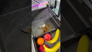 Newest Design Trends Led Digital Display Pull Out One Piece Rainfall Piano Key Kitchen Sink