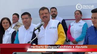 Trabajadores de la educación apoyan la coalición PAN-PRI-PRD: Heriberto Gallegos
