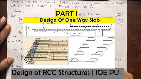 Design of One way Slab Part I | Design of RCC Structures I Mumbai University | IOE , TU , PU