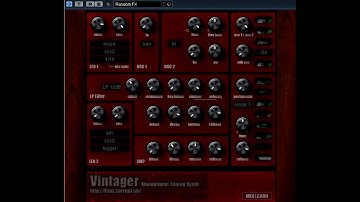 Free VST - Vintager 2 Synth - vstplanet.com