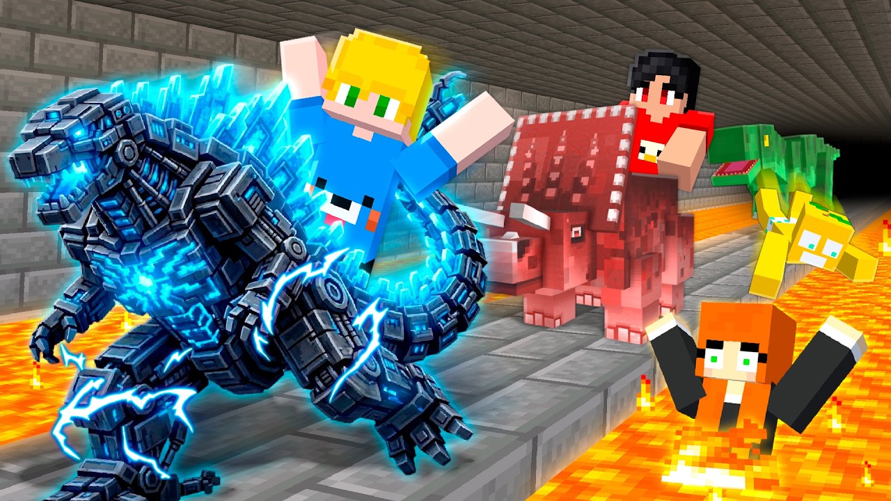 We took the biggest dinosaur trip in Minecraft! - YouTube