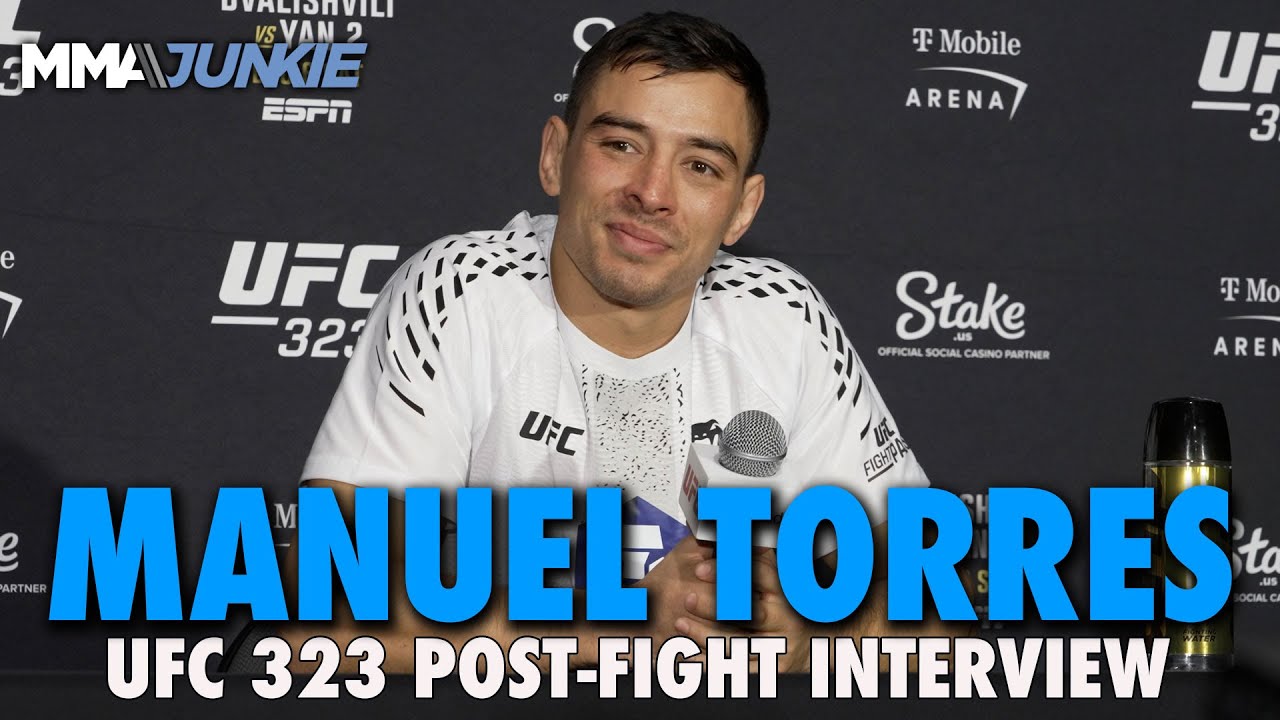 Manuel Torres ready to break through as 155 contender after KO of Grant Dawson | UFC 323