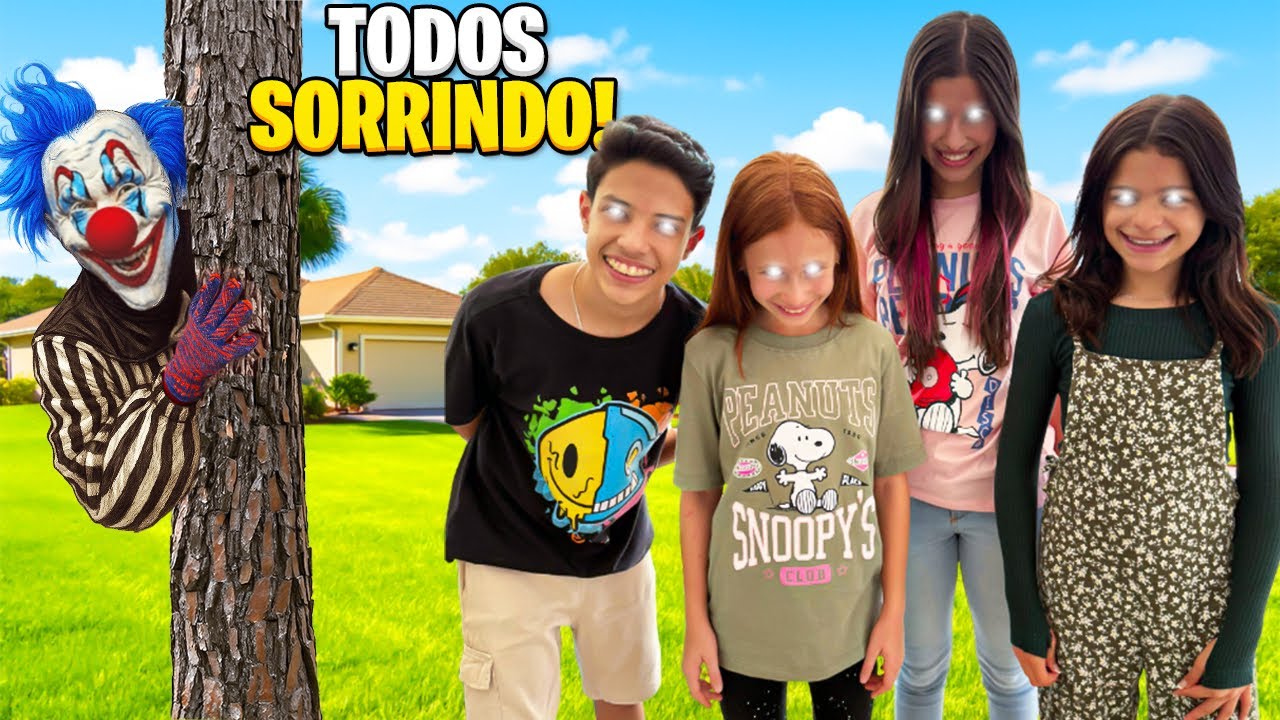 O PALHAÇO APARECEU E TODOS COMEÇARAM A SORRIR ! ( Gabi e Susu ) 