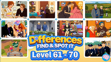 Level 61-70 Differences - Find & Spot It (Guru Game) #differencesfindspotit