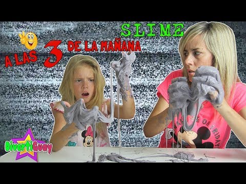 Haciendo SLIME a las 3 de la mañana | Making slime at 3 am | DiveritGuay