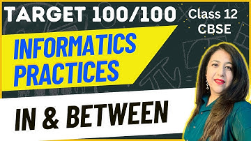 L-41 In & Between Operator#computerscience  #cbse #sql #database #k12 #ip #cs #btech #bca #it #mysql
