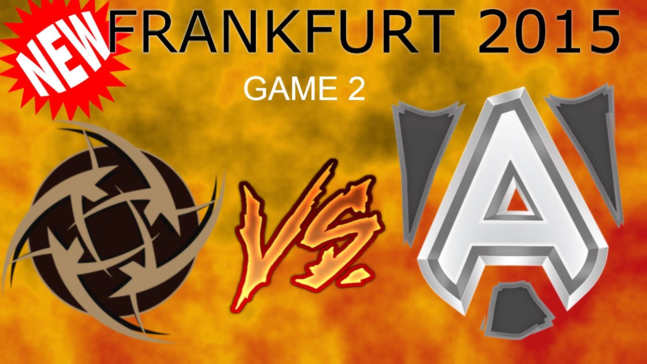[DOTA 2] - NEW Ninjas in Pyjamas vs Alliance  GAME 2 EPIC Frankfurt Major 2015