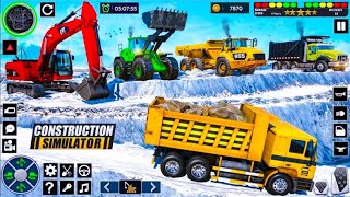 Train Station Road Construction 3D - Railroad Builder JCB Simulator 2024 - Android Gameplay screenshot 4