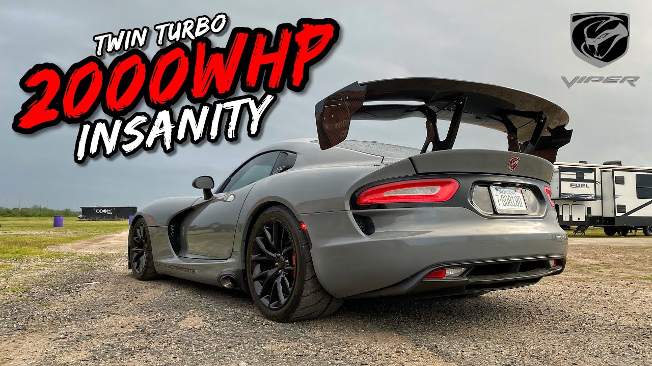 THIS KILLER 2000HP TWIN TURBO 8 4L V10 SEQUENTIAL VIPER IS NUTS YouTube THIS KILLER 2000HP TWIN TURBO 8 4L V10 SEQUENTIAL VIPER IS NUTS YouTube
