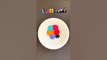 🎨Guess the mixed colors of squid game 3  (part 9)#squidgame3#squidgame #colormixing#satisfying#asmr