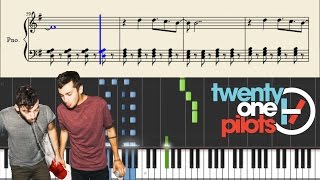 Video thumbnail of "twenty one pilots: Lovely - Piano Tutorial + Sheets"