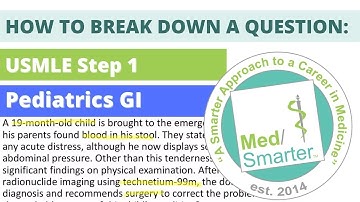 How to Break Down a Question | USMLE Step 1 | Pediatrics GI | MedSmarter