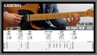 All Right Now (TAB) - Classic Guitar Riffs - Free