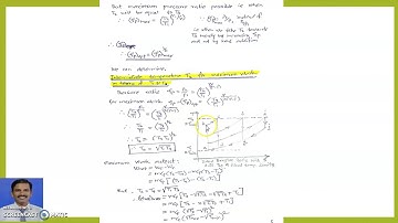 Gas Turbines PP Part IV Optimum pressur Ratio and Maximum Work Output Theory