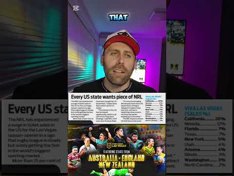 NRL Las Vegas Ticket Sales 2025 🇺🇸 nrl YouTube