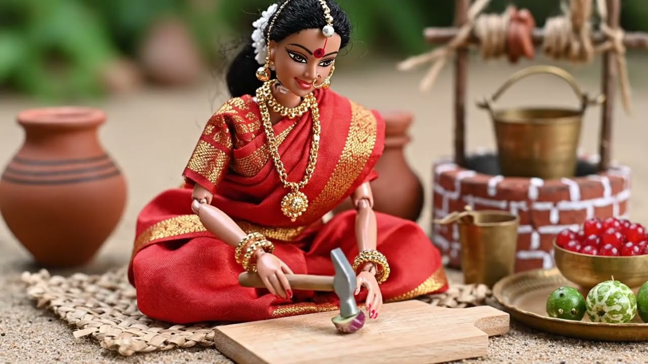 Miniature Village Kitchen | Daily Family Meal Cooking | Relaxing ASMR