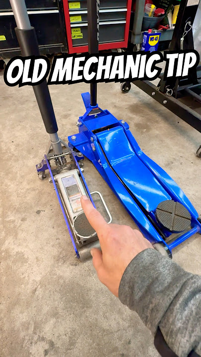 Mechanic Tip : Floor Jack Workshop Safety