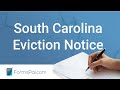 South Carolina Eviction Notice - GUIDE