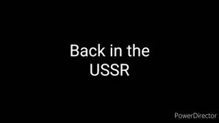 Back In The USSR (cover)