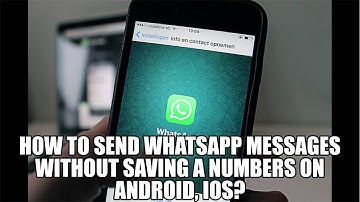 How to send WhatsApp Message without saving the Phone number