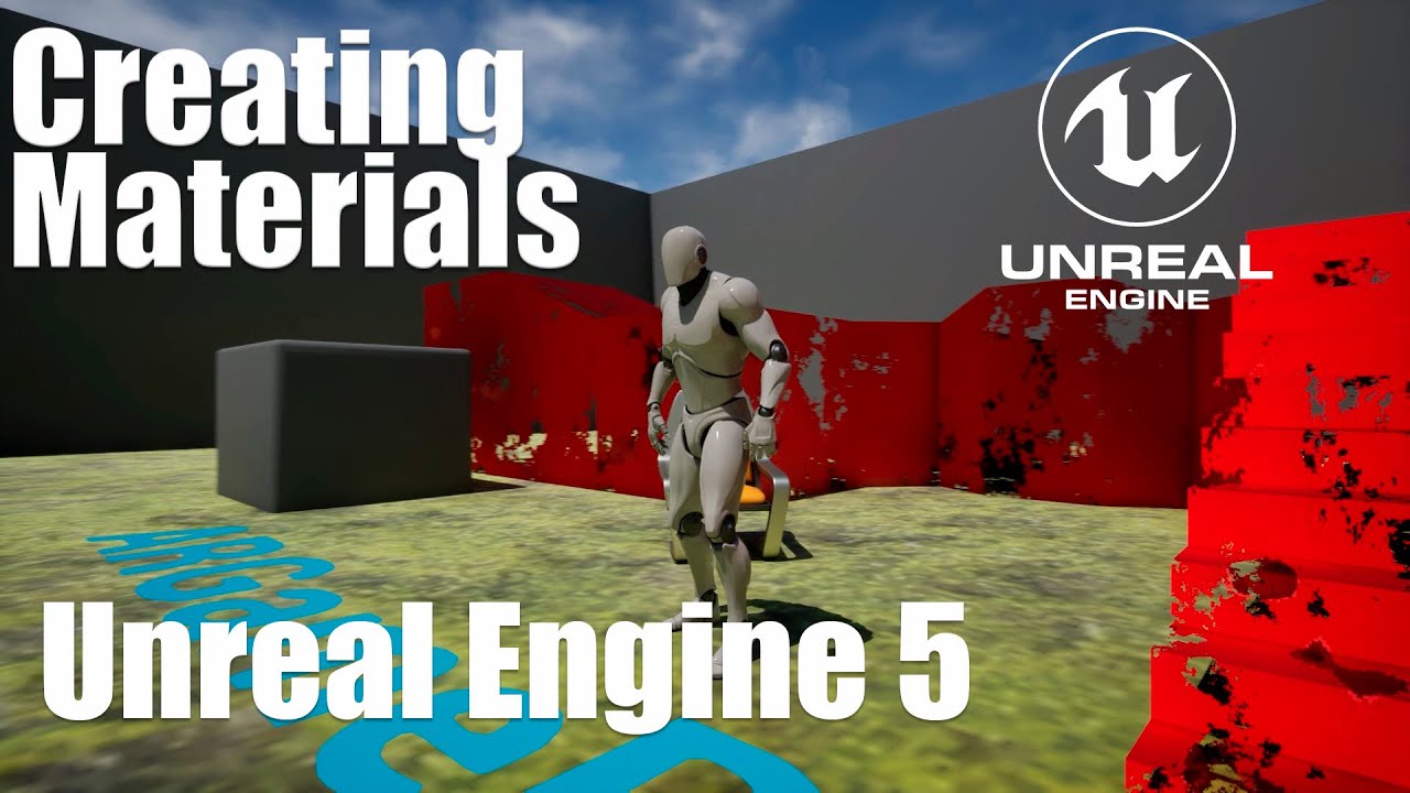 Creating materials in Unreal Engine 5 (UE5) - YouTube