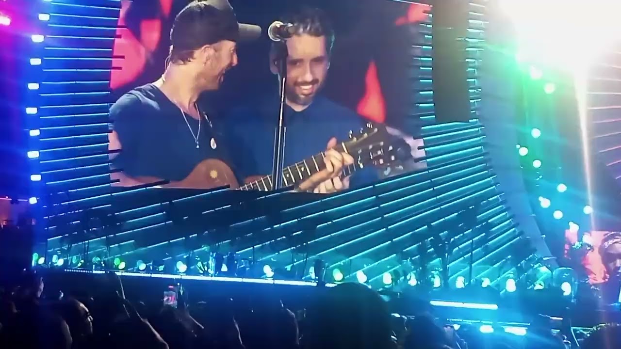 Seu Jorge e Chris Martin 